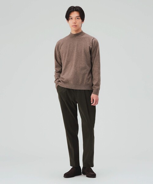 BEAMS HEART(ビームスハート)の「モックネック ニット 26FW(ニット/セーター・メンズ・ブラウン系その他5/パープル/オフホワイト/チャコールグレー/ブラック/ネイビー/ダークブラウン・X-LARGE/LARGE/MEDIUM/SMALL)」の8枚目の写真