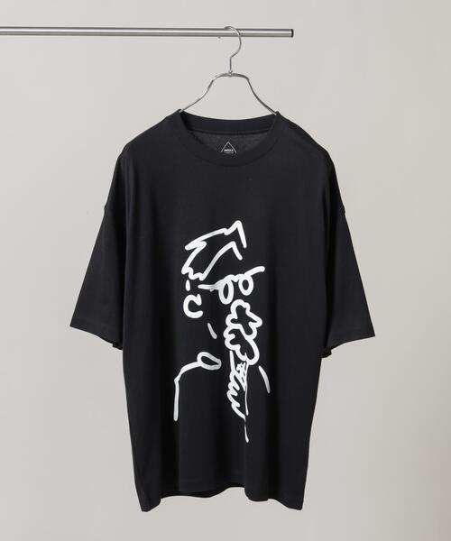 NANO universe(ナノユニバース)の「Anti Soaked(R) 汗染み防止 BIG BABY ICE CREAM #1(Tシャツ/カットソー・メンズ・ホワイト/ブルー/ブラック・M/L/S)」の3枚目の写真