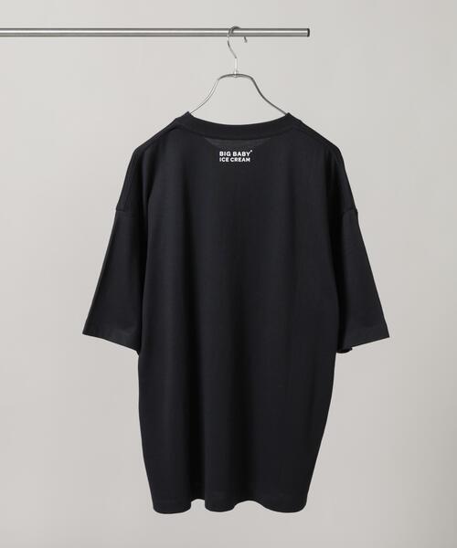 NANO universe(ナノユニバース)の「Anti Soaked(R) 汗染み防止 BIG BABY ICE CREAM #1(Tシャツ/カットソー・メンズ・ホワイト/ブルー/ブラック・M/L/S)」の10枚目の写真