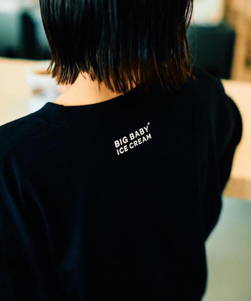 NANO universe(ナノユニバース)の「Anti Soaked(R) 汗染み防止 BIG BABY ICE CREAM #1(Tシャツ/カットソー・メンズ・ホワイト/ブルー/ブラック・M/L/S)」の12枚目の写真