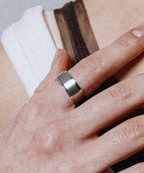 SCALETTOBLACK（スカーレットブラック）の「WSM010 Matt Basic Ring（リング・レディース・その他・8/9/7）」の3枚目の写真
