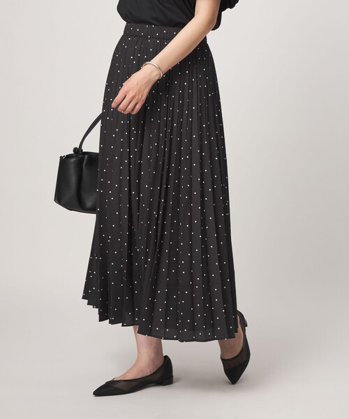 green label relaxing（グリーンレーベルリラクシング）の「［size SHORTあり］キリカエ プリーツ スカート（スカート・レディース・ホワイト/その他1/ネイビー・SHORT/FREE）」の3枚目の写真