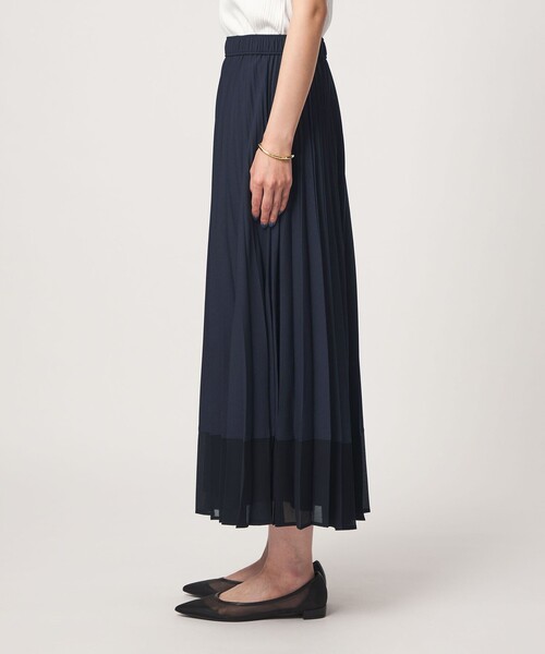 green label relaxing（グリーンレーベルリラクシング）の「［size SHORTあり］キリカエ プリーツ スカート（スカート・レディース・ホワイト/その他1/ネイビー・SHORT/FREE）」の22枚目の写真