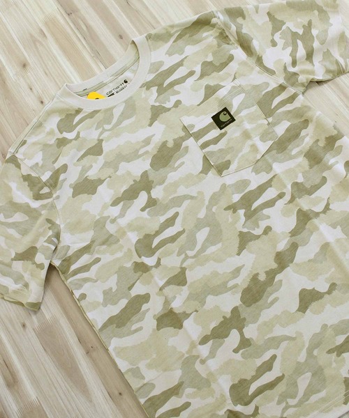 Carhartt(カーハート)の「アーバイン リラックス カモ ポケット付きクルーネック Tシャツ(Tシャツ/カットソー・メンズ・カモフラージュ/グリーン系カモフラージュ・M/XL/L)」の5枚目の写真