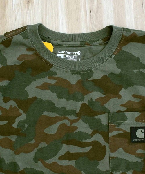 Carhartt(カーハート)の「アーバイン リラックス カモ ポケット付きクルーネック Tシャツ(Tシャツ/カットソー・メンズ・カモフラージュ/グリーン系カモフラージュ・M/XL/L)」の10枚目の写真
