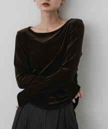 SENSE OF PLACE by URBAN RESEARCH | サイドシャーリングベロアロングTシャツ(Tシャツ/カットソー)