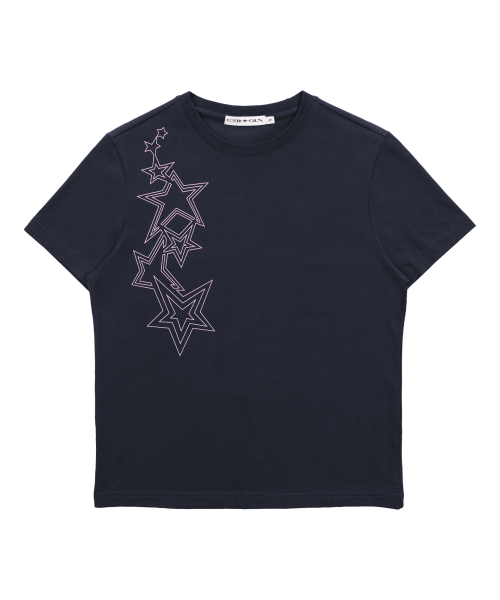 CRIGUN(クリガン)の「FANCY SEMI CROP TEE (3color)(Tシャツ/カットソー・レディース・ホワイト/ネイビー/チャコール・MEDIUM/SMALL)」の5枚目の写真