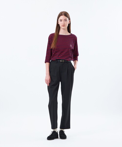 MACKINTOSH PHILOSOPHY(マッキントッシュ フィロソフィー)の「バッキンガムベア ワッペンボーダーロンT(Tシャツ/カットソー・レディース・レッド系その他2/ライトブルー/ネイビー/カーキ・38)」の13枚目の写真