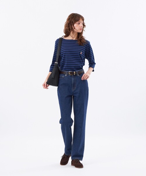 MACKINTOSH PHILOSOPHY(マッキントッシュ フィロソフィー)の「バッキンガムベア ワッペンボーダーロンT(Tシャツ/カットソー・レディース・レッド系その他2/ライトブルー/ネイビー/カーキ・38)」の14枚目の写真