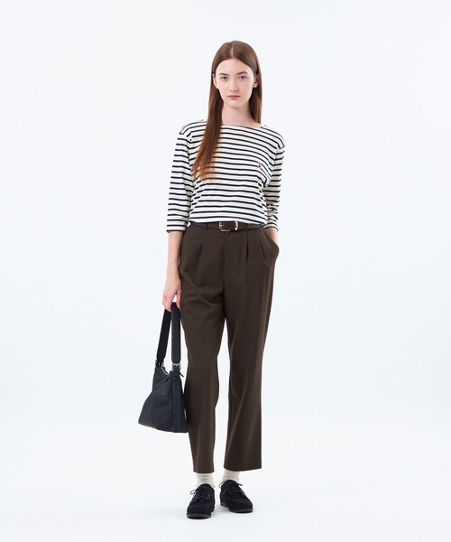 MACKINTOSH PHILOSOPHY(マッキントッシュ フィロソフィー)の「バッキンガムベア ワッペンボーダーロンT(Tシャツ/カットソー・レディース・レッド系その他2/ライトブルー/ネイビー/カーキ・38)」の15枚目の写真