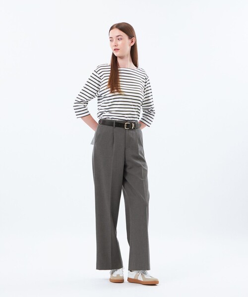MACKINTOSH PHILOSOPHY(マッキントッシュ フィロソフィー)の「バッキンガムベア ワッペンボーダーロンT(Tシャツ/カットソー・レディース・レッド系その他2/ライトブルー/ネイビー/カーキ・38)」の16枚目の写真