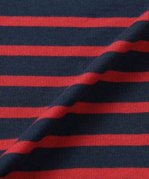 MACKINTOSH PHILOSOPHY(マッキントッシュ フィロソフィー)の「バッキンガムベア ワッペンボーダーロンT(Tシャツ/カットソー・レディース・レッド系その他2/ライトブルー/ネイビー/カーキ・38)」の11枚目の写真