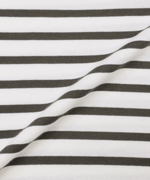 MACKINTOSH PHILOSOPHY(マッキントッシュ フィロソフィー)の「バッキンガムベア ワッペンボーダーロンT(Tシャツ/カットソー・レディース・レッド系その他2/ライトブルー/ネイビー/カーキ・38)」の6枚目の写真