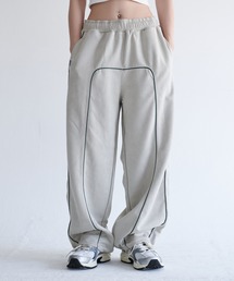Fake suede piping pants / フェイクスエードパイピングパンツ