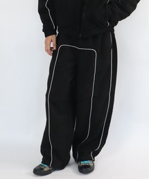 Fake suede piping pants / フェイクスエードパイピングパンツ