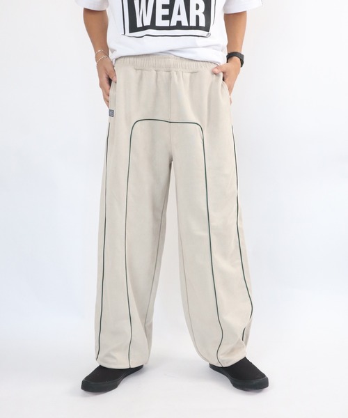 VISION STREET WEAR(ヴィジョンストリートウェア)の「Fake suede piping pants / フェイクスエードパイピングパンツ(その他パンツ・メンズ・オフホワイト/ブラック/バーガンディー・MEDIUM/LARGE/X-LARGE)」の8枚目の写真