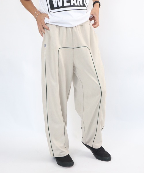 VISION STREET WEAR(ヴィジョンストリートウェア)の「Fake suede piping pants / フェイクスエードパイピングパンツ(その他パンツ・メンズ・オフホワイト/ブラック/バーガンディー・MEDIUM/LARGE/X-LARGE)」の11枚目の写真