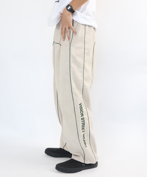 VISION STREET WEAR(ヴィジョンストリートウェア)の「Fake suede piping pants / フェイクスエードパイピングパンツ(その他パンツ・メンズ・オフホワイト/ブラック/バーガンディー・MEDIUM/LARGE/X-LARGE)」の13枚目の写真