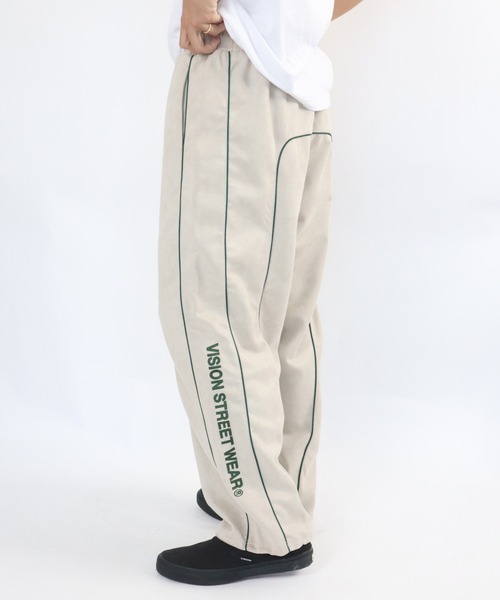 VISION STREET WEAR(ヴィジョンストリートウェア)の「Fake suede piping pants / フェイクスエードパイピングパンツ(その他パンツ・メンズ・オフホワイト/ブラック/バーガンディー・MEDIUM/LARGE/X-LARGE)」の14枚目の写真