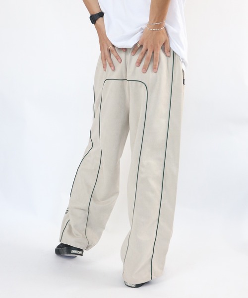 VISION STREET WEAR(ヴィジョンストリートウェア)の「Fake suede piping pants / フェイクスエードパイピングパンツ(その他パンツ・メンズ・オフホワイト/ブラック/バーガンディー・MEDIUM/LARGE/X-LARGE)」の17枚目の写真