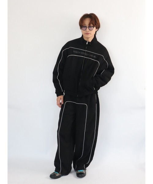 VISION STREET WEAR(ヴィジョンストリートウェア)の「Fake suede piping pants / フェイクスエードパイピングパンツ(その他パンツ・メンズ・オフホワイト/ブラック/バーガンディー・MEDIUM/LARGE/X-LARGE)」の18枚目の写真