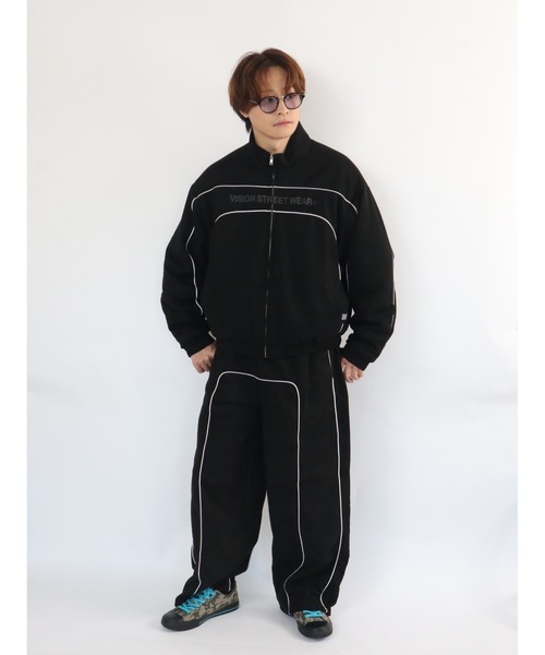 VISION STREET WEAR(ヴィジョンストリートウェア)の「Fake suede piping pants / フェイクスエードパイピングパンツ(その他パンツ・メンズ・オフホワイト/ブラック/バーガンディー・MEDIUM/LARGE/X-LARGE)」の19枚目の写真