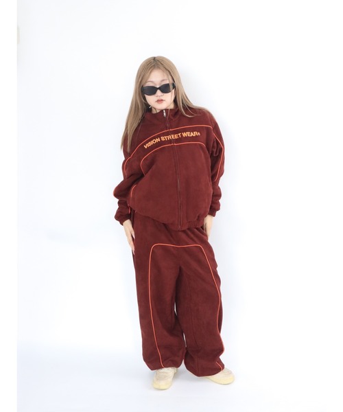 VISION STREET WEAR(ヴィジョンストリートウェア)の「Fake suede piping pants / フェイクスエードパイピングパンツ(その他パンツ・メンズ・オフホワイト/ブラック/バーガンディー・MEDIUM/LARGE/X-LARGE)」の22枚目の写真
