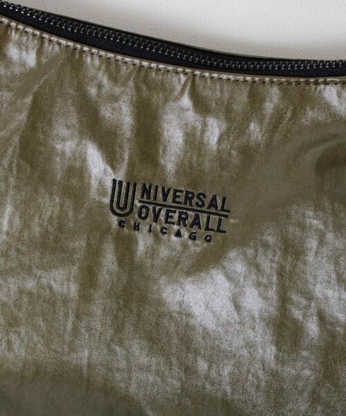 UNIVERSAL OVERALL(ユニバーサルオーバーオール)の「【UNIVERSAL OVERALL】Surplus HOBO shoulder bag(ショルダーバッグ・メンズ・チャコールグレー/ダークカーキ・FREE)」の5枚目の写真