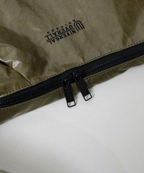 UNIVERSAL OVERALL(ユニバーサルオーバーオール)の「【UNIVERSAL OVERALL】Surplus HOBO shoulder bag(ショルダーバッグ・メンズ・チャコールグレー/ダークカーキ・FREE)」の11枚目の写真