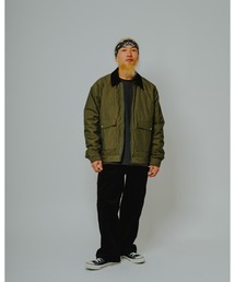 BIG MIKE（ビッグマイク）の「BIG MIKE ビッグマイク /26秋冬新作 ピグメント コットンナイロン 裏キルティング ジップブルゾン //// 102646650（ブルゾン）」