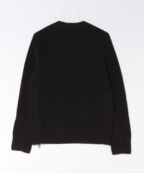 ALLSAINTS（オールセインツ）の「KIT ACID-WASHED COTTON CREW-NECK JUMPER | KIT アシッドウォッシュ コットン クルーネック ニット・セーター（ニット/セーター・メンズ・ブラック・S/M/L/XS）」の7枚目の写真