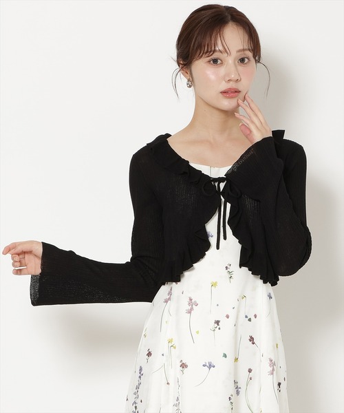 WILLSELECTION(ウィルセレクション)の「フリルニットカーディガン(カーディガン/ボレロ・レディース・ブラック/ピンク/ブラウン・FREE)」の21枚目の写真