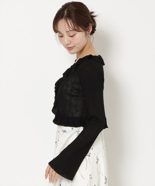 WILLSELECTION(ウィルセレクション)の「フリルニットカーディガン(カーディガン/ボレロ・レディース・ブラック/ピンク/ブラウン・FREE)」の22枚目の写真