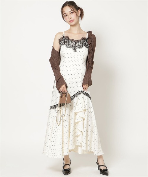 WILLSELECTION(ウィルセレクション)の「フリルニットカーディガン(カーディガン/ボレロ・レディース・ブラック/ピンク/ブラウン・FREE)」の19枚目の写真