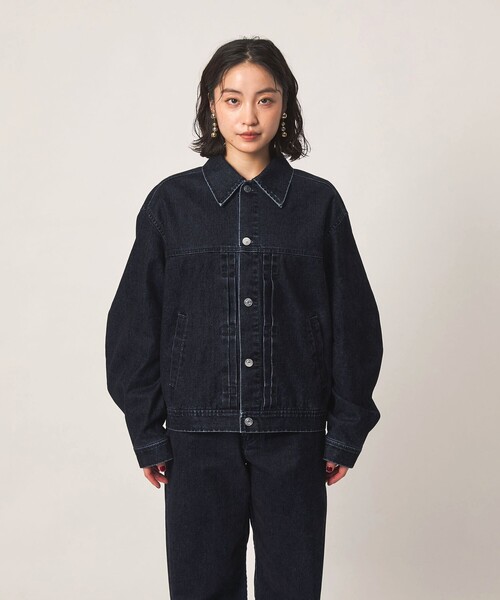 CITEN(シテン)の「<CITEN>ベロアライクデニムジャケット(デニムジャケット・レディース・ライトブルー・S/M)」の9枚目の写真