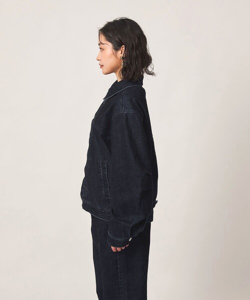 CITEN(シテン)の「<CITEN>ベロアライクデニムジャケット(デニムジャケット・レディース・ライトブルー・S/M)」の10枚目の写真