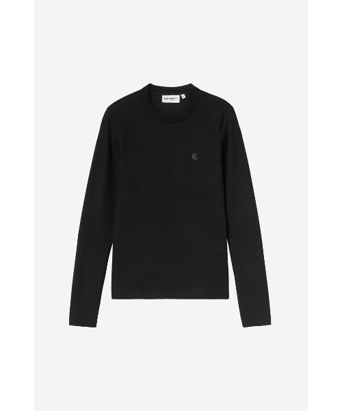 Carhartt WIP（カーハートダブリューアイピー）の「W' L/S PhilipaT-Shirt（Tシャツ/カットソー・メンズ・ブラック/ホワイト・SMALL/MEDIUM/LARGE）」の4枚目の写真