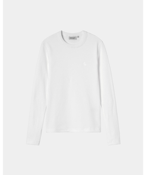 Carhartt WIP（カーハートダブリューアイピー）の「W' L/S PhilipaT-Shirt（Tシャツ/カットソー・メンズ・ブラック/ホワイト・SMALL/MEDIUM/LARGE）」の9枚目の写真