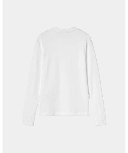 Carhartt WIP（カーハートダブリューアイピー）の「W' L/S PhilipaT-Shirt（Tシャツ/カットソー・メンズ・ブラック/ホワイト・SMALL/MEDIUM/LARGE）」の10枚目の写真