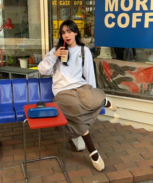 TOFFEE WOMEN(トフィーウィメン)の「Wマキシバルーンスカート (モカ)(スカート・レディース・その他・SMALL/MEDIUM)」の7枚目の写真