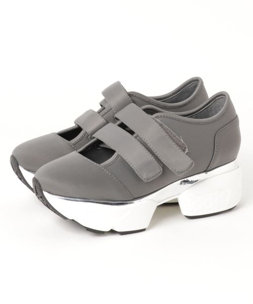 Jeffrey Campbell（ジェフリーキャンベル）の「デザインソールスニーカー（スニーカー・レディース・ブラック/カーキ/ネイビー/ブラック系その他/ブルー系その他/ブルー/グレー・40/37/39/35/38/41/36）」の4枚目の写真