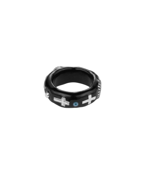 NFF（エヌエフエフ）の「オラクルリング ブラック（リング・レディース・その他・10号/12号/8号/16号/14号/18号/20号/2号/6号/4号/22号）」の3枚目の写真