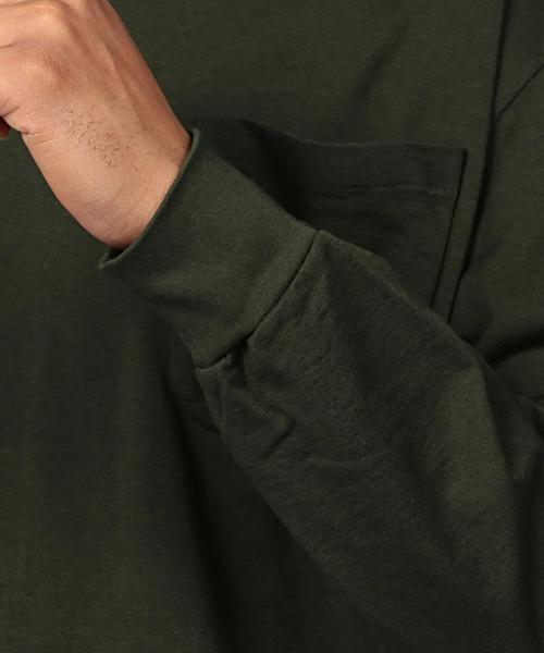 COMOLI(コモリ)の「COMOLI(コモリ) CREW NECK LONGSLEEVE(Tシャツ/カットソー・メンズ・ホワイト/ケリー・2/3)」の11枚目の写真
