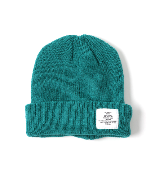 Smoothy(スムージー)の「Smoothy Color Knitcap / スムージー カラーニットキャップ(ニットキャップ/ビーニー・キッズ・ブラック/サックスブルー/エメラルドブルー/ベージュ/ネイビー/パープル/マスタード/ホワイト/ヘザーグレー/ピンク/レッド・FREE)」の22枚目の写真