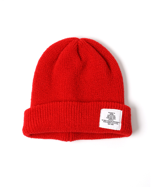 Smoothy(スムージー)の「Smoothy Color Knitcap / スムージー カラーニットキャップ(ニットキャップ/ビーニー・キッズ・ブラック/サックスブルー/エメラルドブルー/ベージュ/ネイビー/パープル/マスタード/ホワイト/ヘザーグレー/ピンク/レッド・FREE)」の18枚目の写真