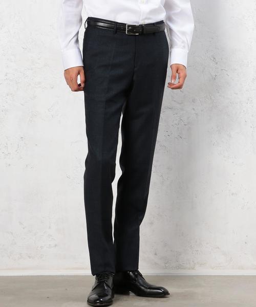 green label relaxing(グリーンレーベルリラクシング)の「TASMA SAXONY G/P SLIM NP パンツ◆(スラックス・メンズ・ネイビー/グレー・LARGE/X-LARGE/X-SMALL/SMALL/MEDIUM)」の2枚目の写真