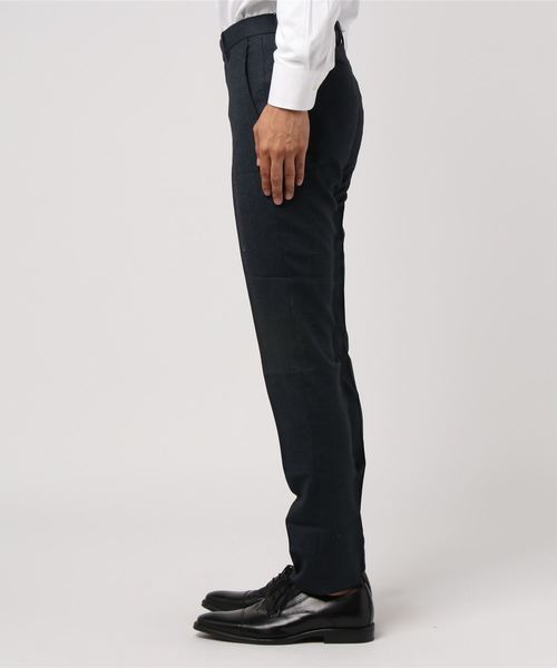 green label relaxing(グリーンレーベルリラクシング)の「TASMA SAXONY G/P SLIM NP パンツ◆(スラックス・メンズ・ネイビー/グレー・LARGE/X-LARGE/X-SMALL/SMALL/MEDIUM)」の12枚目の写真