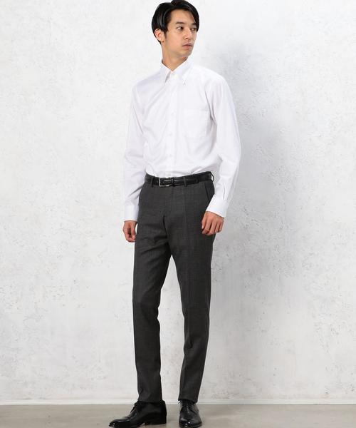 green label relaxing(グリーンレーベルリラクシング)の「TASMA SAXONY G/P SLIM NP パンツ◆(スラックス・メンズ・ネイビー/グレー・LARGE/X-LARGE/X-SMALL/SMALL/MEDIUM)」の15枚目の写真