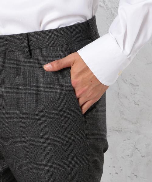 green label relaxing(グリーンレーベルリラクシング)の「TASMA SAXONY G/P SLIM NP パンツ◆(スラックス・メンズ・ネイビー/グレー・LARGE/X-LARGE/X-SMALL/SMALL/MEDIUM)」の7枚目の写真