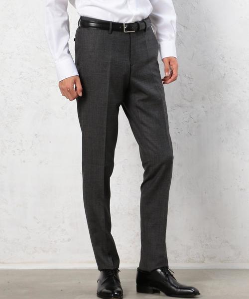 green label relaxing(グリーンレーベルリラクシング)の「TASMA SAXONY G/P SLIM NP パンツ◆(スラックス・メンズ・ネイビー/グレー・LARGE/X-LARGE/X-SMALL/SMALL/MEDIUM)」の5枚目の写真